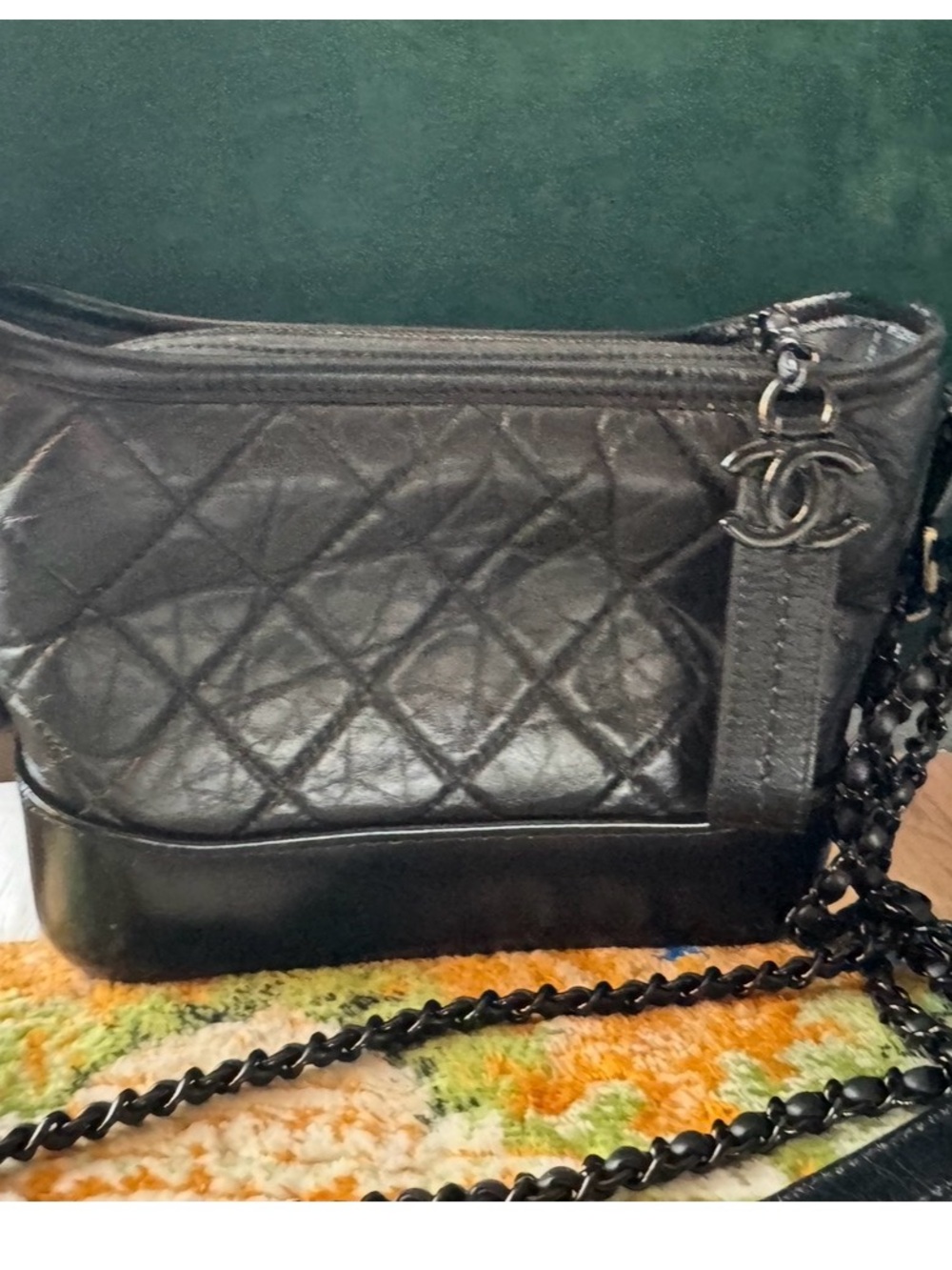 CHANEL Ages Calfskin Small Gabrielle Hobo in So Black - Picture 2 of 13